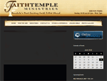 Tablet Screenshot of faithfilledchurch.com